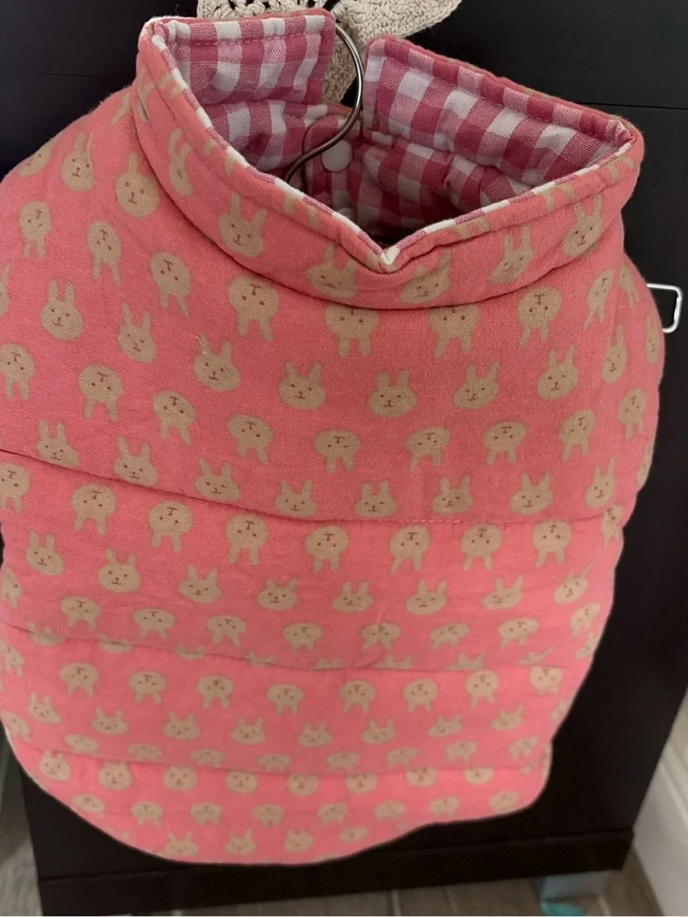 Dog reversable Print Padded Vest - Cute Layering Vest